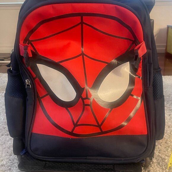 Spiderman Other - Spider-Man Rolling Backpack Kids Stair Climber Wheels